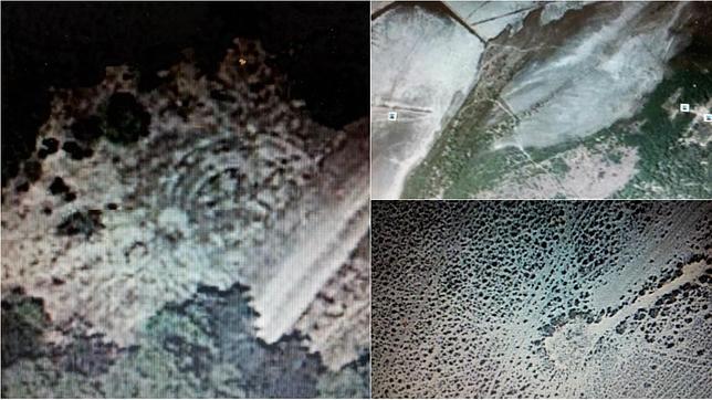 Muestras tomadas desde satélite