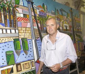 El pintor José Manuel Paredes dona a Santa Cecilia su visión «soñada