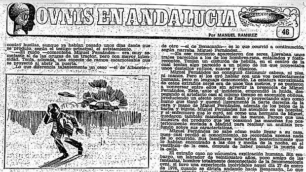 La serie de ABC «Ovnis en Andalucía» ha inspirado un nuevo libro sobre el fenómeno