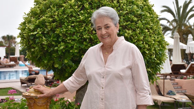 Isabel García Bardón en el hotel El Fuerte de Marbella