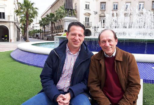 De izquierda a derecha: Enrique Nielsen y Jesús Copeiro
