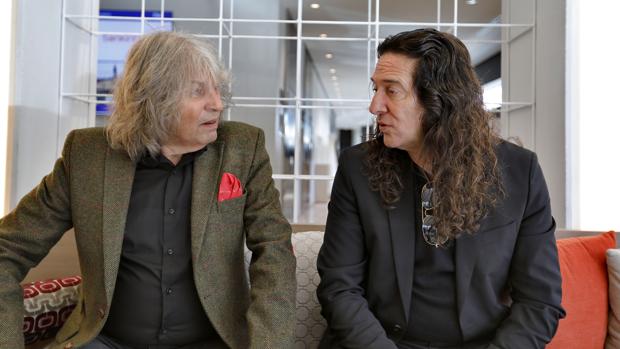José Mercé y Tomatito, durante una entrevista