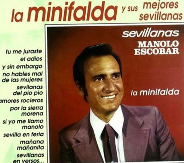 Carátula de Manolo Escobar y «La minifalda»