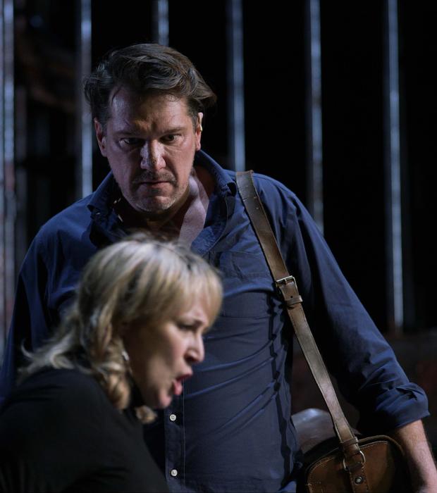 Paulo Szott y Patricia Racette, durante un ensayo de «Street Scene»
