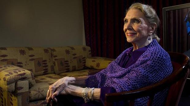 María Dolores Pradera, antes de la entrevista