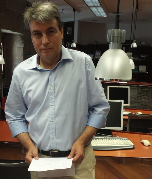Policarpo Sánchez, presidente de Salvar el Archivo de Salamanca