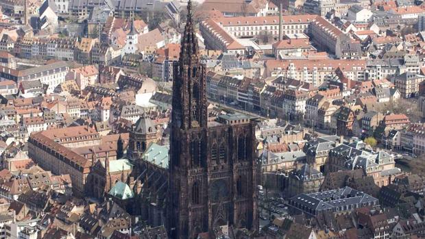 Imagen de la catedral de Estrasburgo