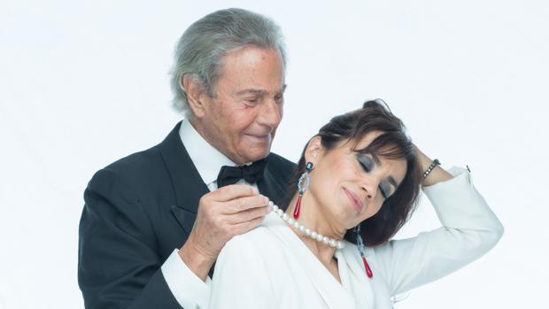 Arturo Fernández y Carmen del Valle en la presentación de «Alta Seducción»