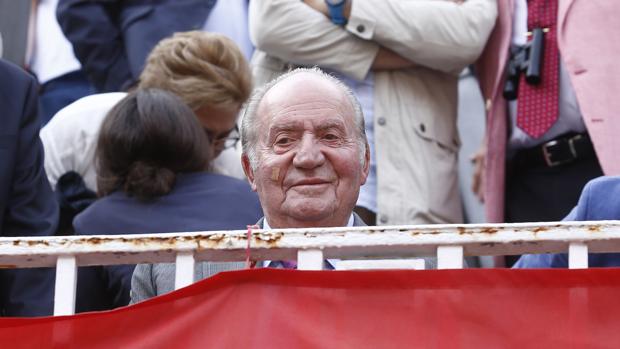 Don Juan Carlos, en una tarde de toros este año en Las Ventas