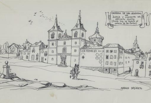 Ilustración de «Historia de Madrid», de Antonio Mingote