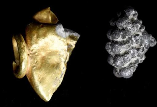 También se encontró joyería de oro y plata