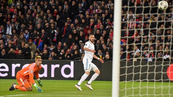 Benzema dispusó de la ocasión más clara para el Real Madrid