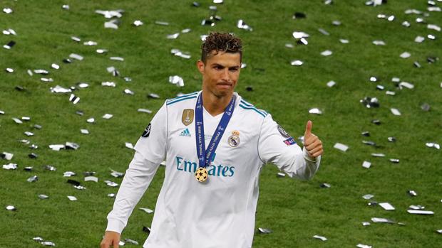 Cristiano Ronaldo tras la final de la Champions League contra el Liverpool