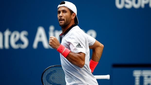 Verdasco celebra la victoria sobre Murray