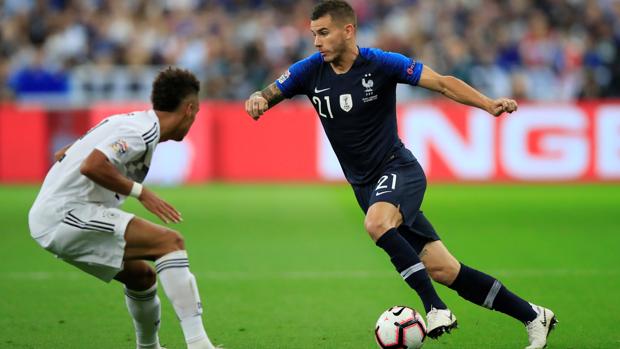 Lucas Hernández, ante Alemania