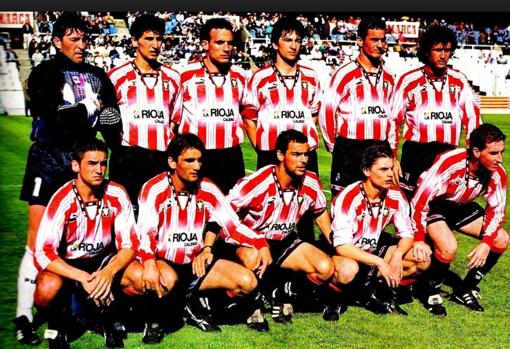 Formación del Logroñés en la temporada 1994-95