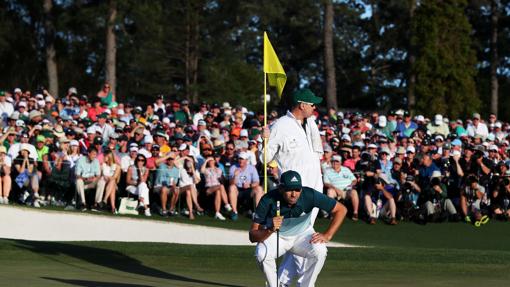 Sergio Garcia en el masters de Augusta en 2017