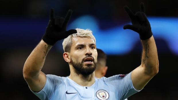 Sergio Agüero, futbolista del Manchester City