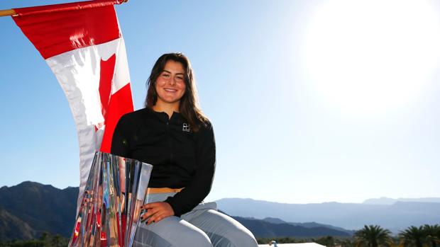 Bianca Andreescu poca con el título de Indian Wells