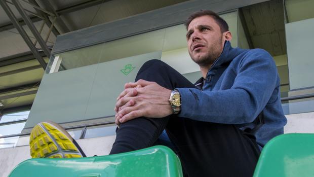 El futbolista del Real Betis Joaquín Sánchez en una entrevista a ABC