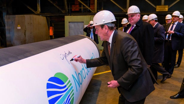 El excanciller Gerhard Schröder es el máximo responsable de Nord Stream I y II