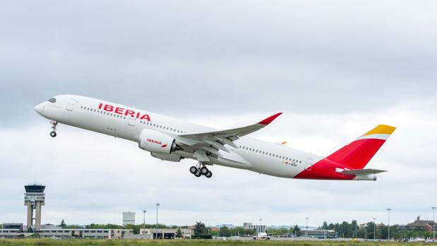 Con este Airbus A350 Iberia continúa renovando su flota