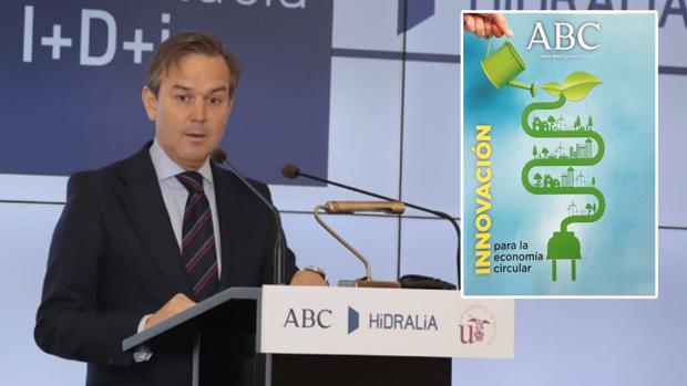 El consejero de Hacienda, Industria y Energía, Alberto García Valera, clausuró el acto en la Casa de ABC de Sevilla