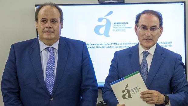 Jose Maria Vera y Javier Gonzalez de Lara, director general y presidente de Garántia, respectivamente