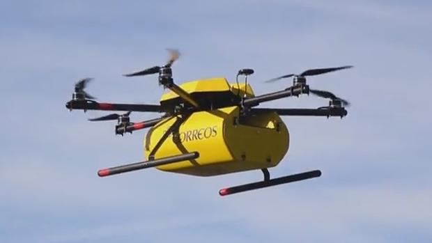 Un dron de Correos