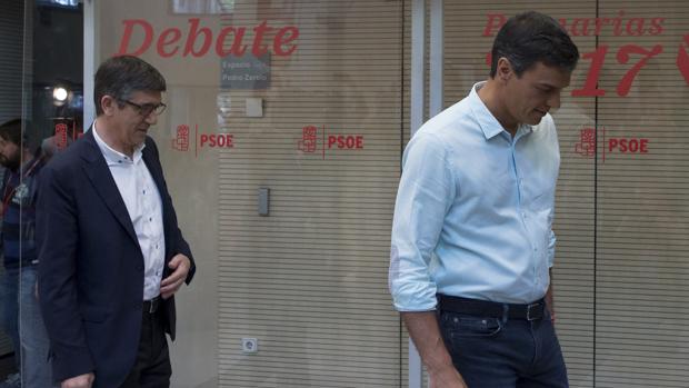Patxi López y Pedro Sánchez