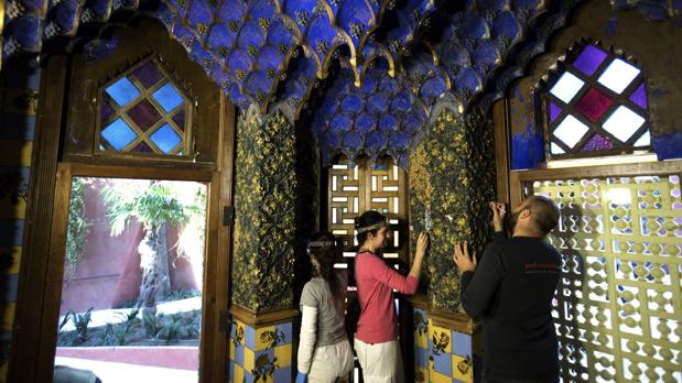 Vista del interior de la Casa Vicens