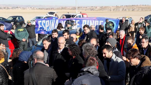ERC cierra la campaña en la cárcel de Estrremera, donde se encuentra Junqueras