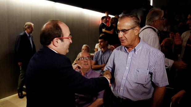 Miquel Iceta y Celestino Corbacho