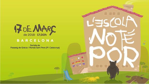 Imagen del cartel que anuncia la manifestación del próximo 17 de marzo