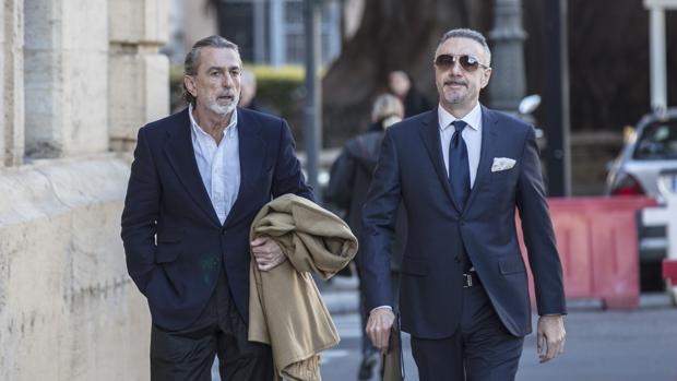 Francisco Correa a su llegada al Tribunal Superior de Justicia de Valencia