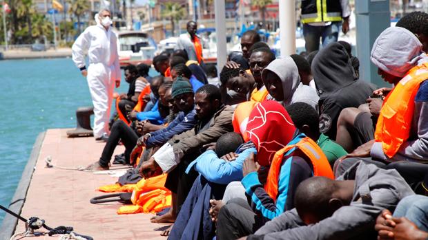 La mayoría de los inmigrantes rescatados ayer fueron llevados a Melilla