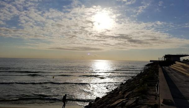 Imagen tomada en la playa de Las Arenas de Valencia