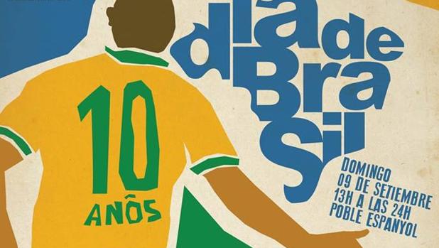 El original cartel del día de Brasil de este año