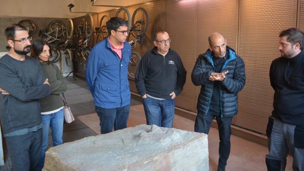 Imagen de la presentación del hallazgo difundida por el Ayuntamiento de Morella