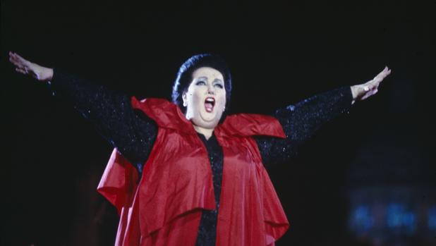 La soprano Montserrat Caballé