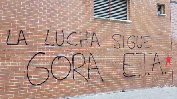 Imagen de archivo de una pintada a favor de la banda terrorista