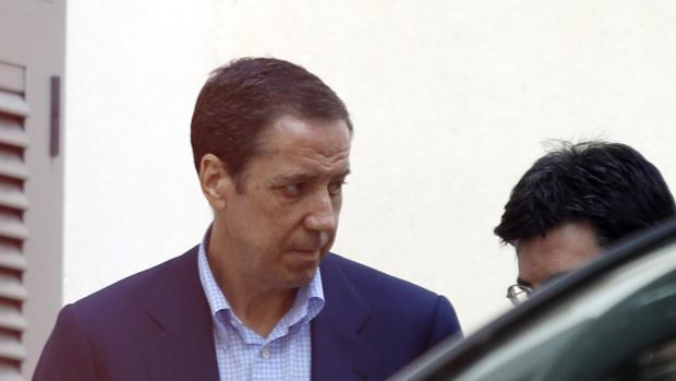 imagen de Eduardo Zaplana tomada el día de su detención, el 22 de mayo de 2018