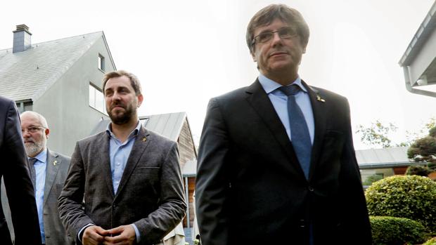 Carles Puigdemont, en Waterloo