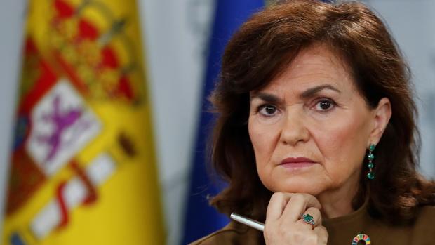 Carmen Calvo, vicepresidenta del Gobierno