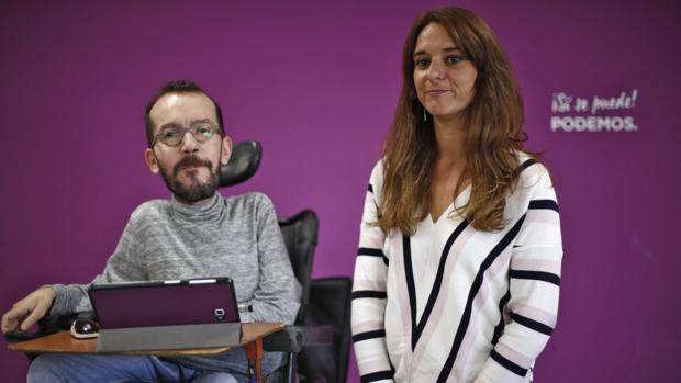 Pablo Echenique y Noelia Vera