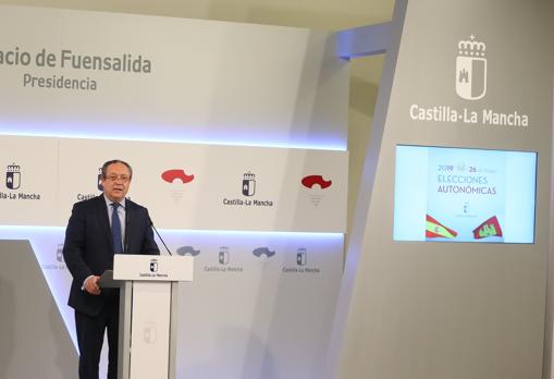 El consejero de Hacienda y Administraciones Públicas, Juan Alfonso Ruiz Molina
