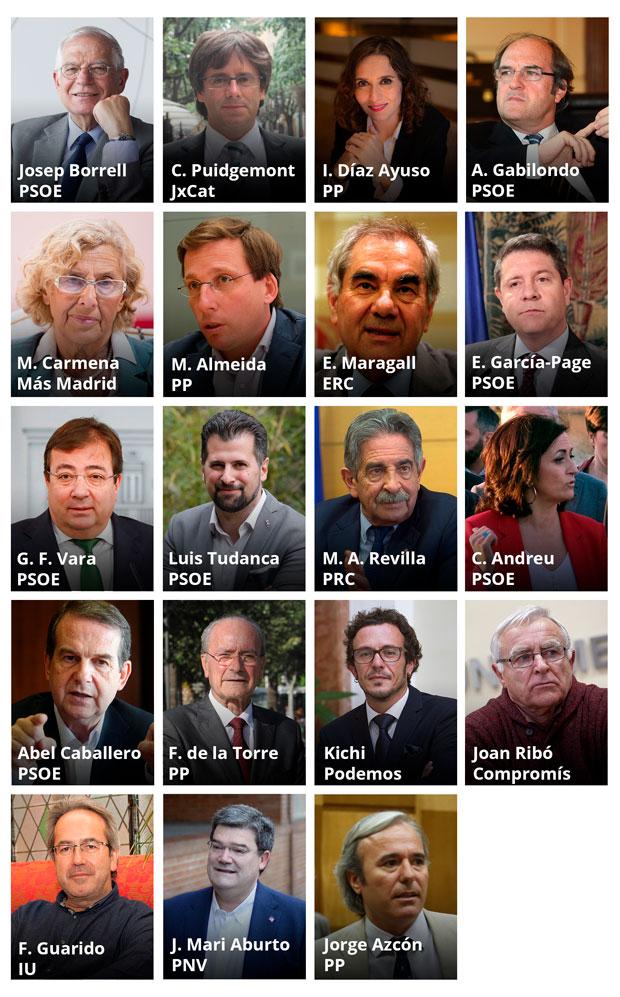 Los nombres del 26-M