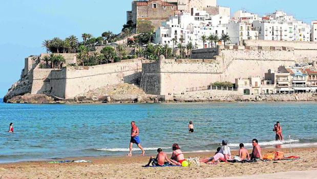 Playa de Peñíscola, localidad donde se ha producido una de las muertes este sábado