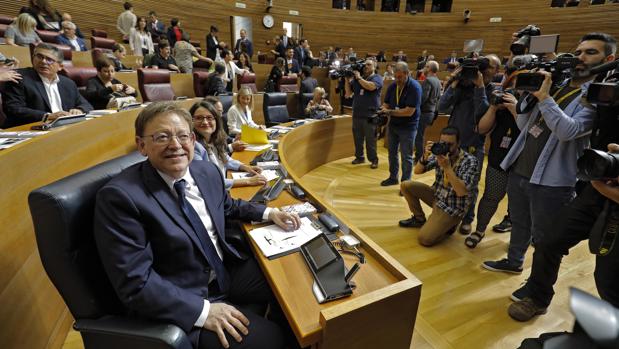 Imagen de la constitución de las nuevas Cortes Valencianas el pasado mayo