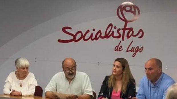 Anuncio del resultado de las primarias a la secretaría general del PSOE en la provincia de Lugo